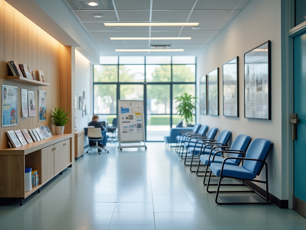 Salle d'attente d'un cabinet médical