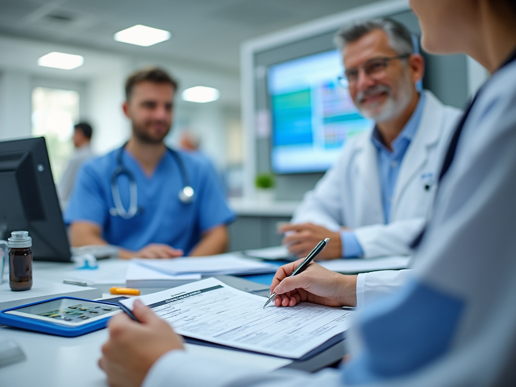 Documents patients préparés pour une consultation médicale