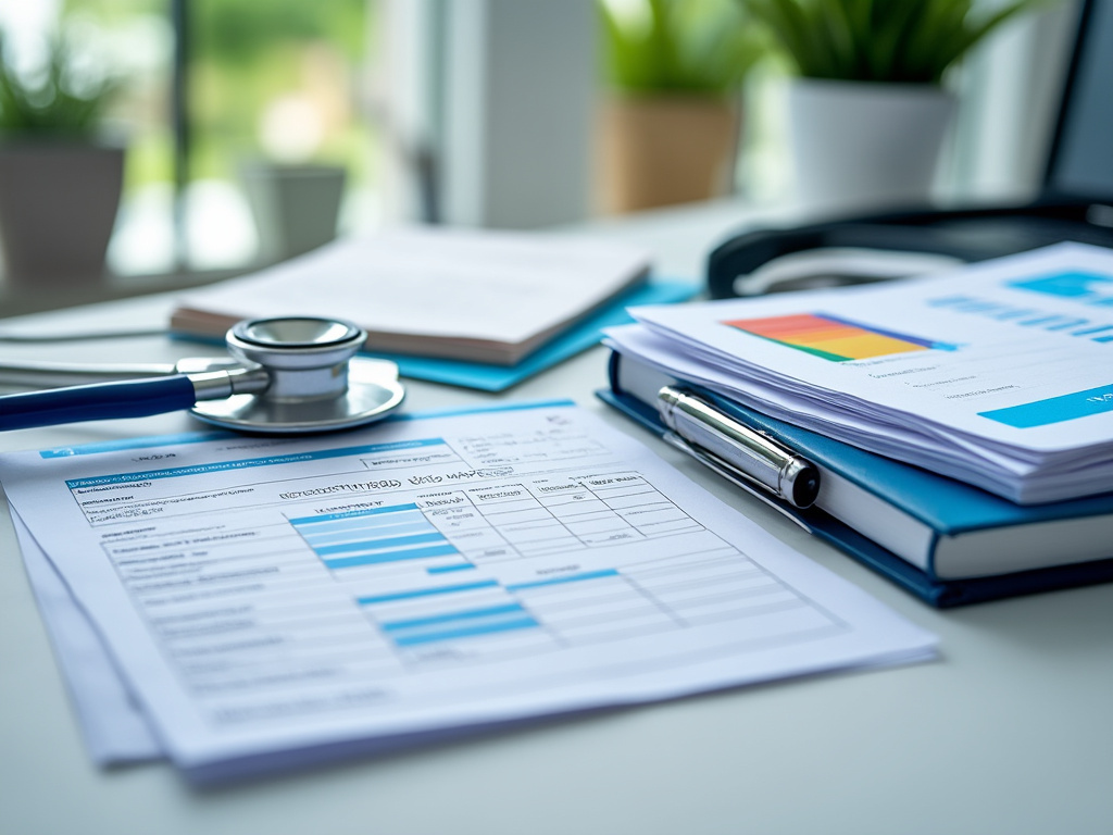 Documents patients dans un cabinet médical