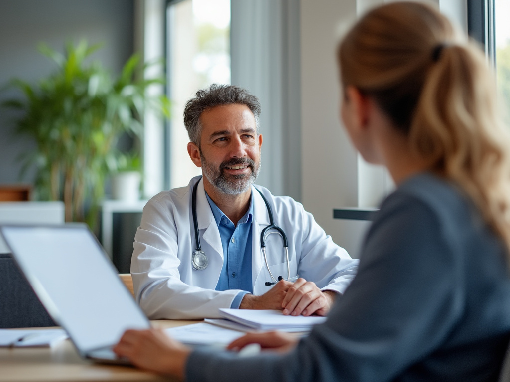 Consultation médicale chez un médecin généraliste