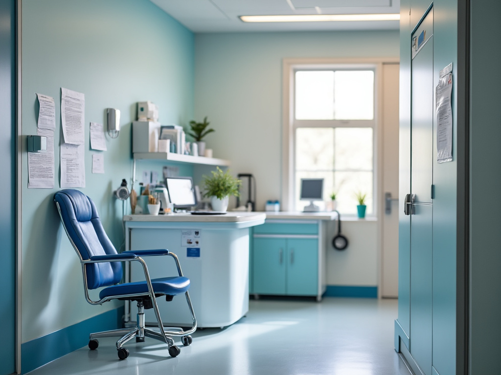 Salle de consultation d’un médecin généraliste en France