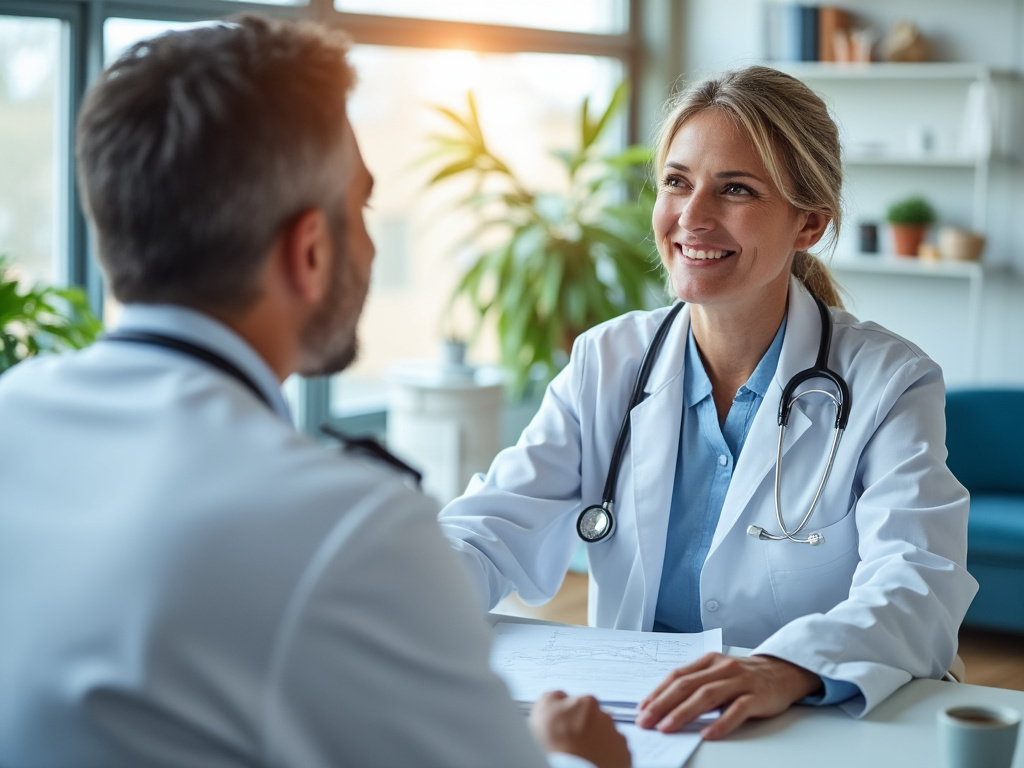 Consultation médicale dans un cabinet généraliste