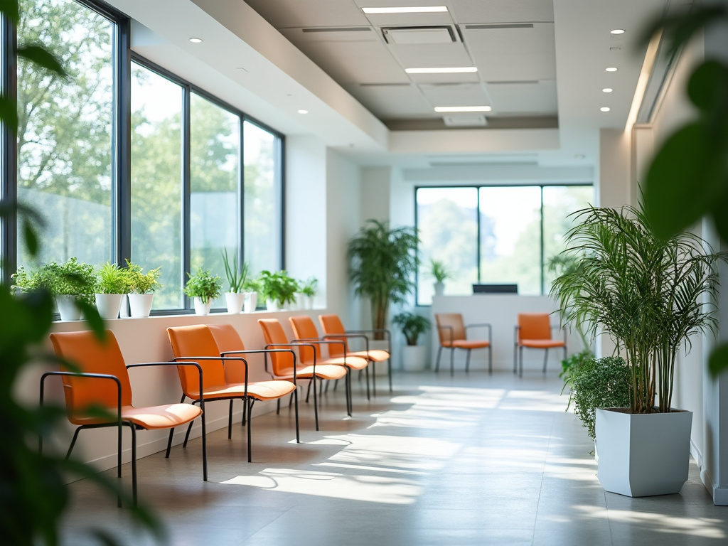 Salle d'attente dans un cabinet médical