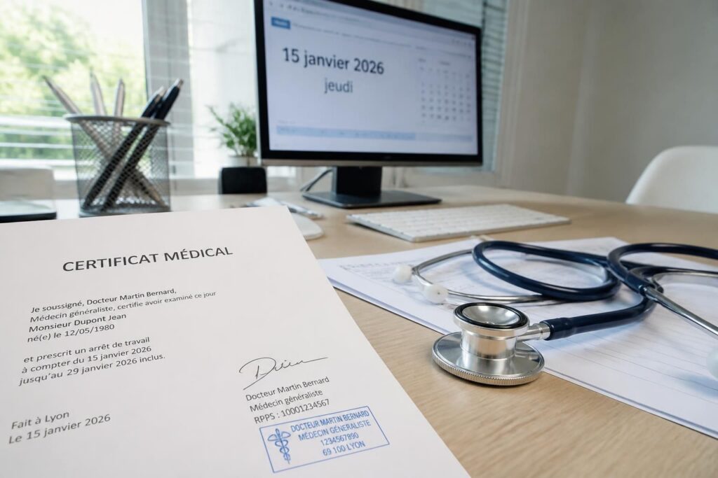 découvrez tout ce qu’il faut savoir en 2026 sur le certificat médical d'arrêt de travail : démarches, validité, obligations et conseils pratiques.