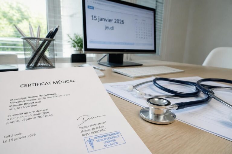 découvrez tout ce qu’il faut savoir en 2026 sur le certificat médical d'arrêt de travail : démarches, validité, obligations et conseils pratiques.