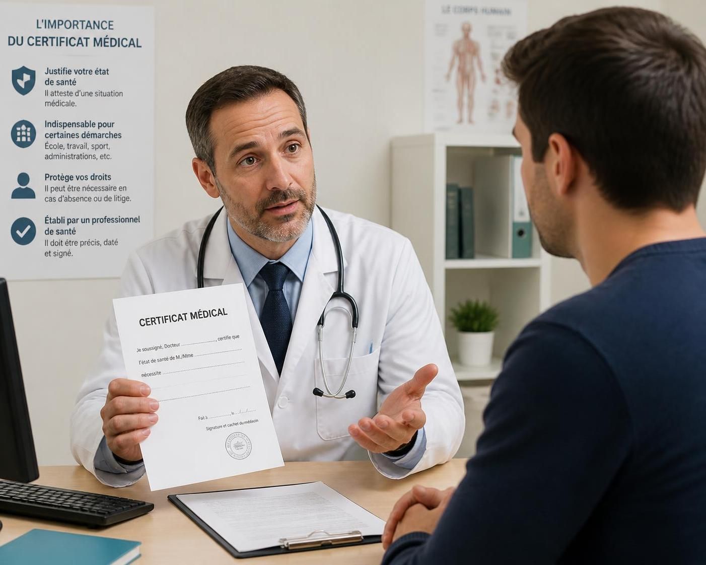 découvrez l'utilité d'un certificat médical et les démarches simples pour l'obtenir rapidement.