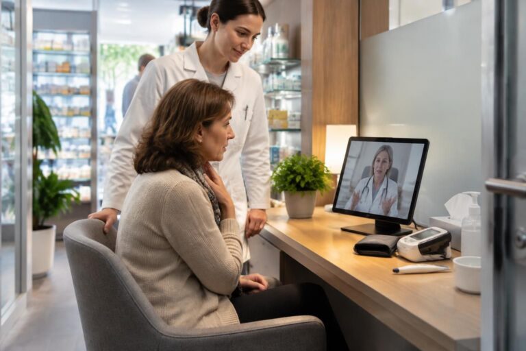 découvrez comment se déroule une téléconsultation en pharmacie, ses avantages et les situations où elle peut vous aider à obtenir un avis médical rapidement.