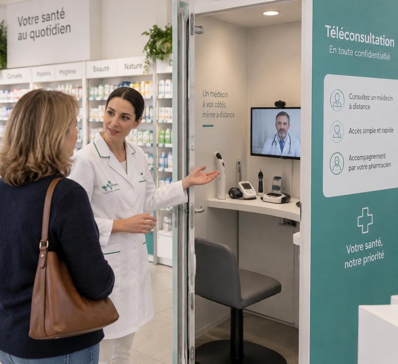 découvrez comment trouver une pharmacie proposant la téléconsultation près de chez vous et accéder rapidement à un professionnel de santé.
