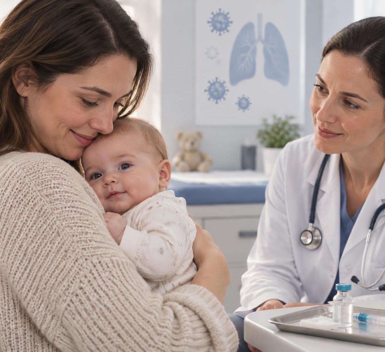 découvrez comment la vaccination pendant la grossesse et les anticorps préventifs peuvent protéger votre bébé contre la bronchiolite.